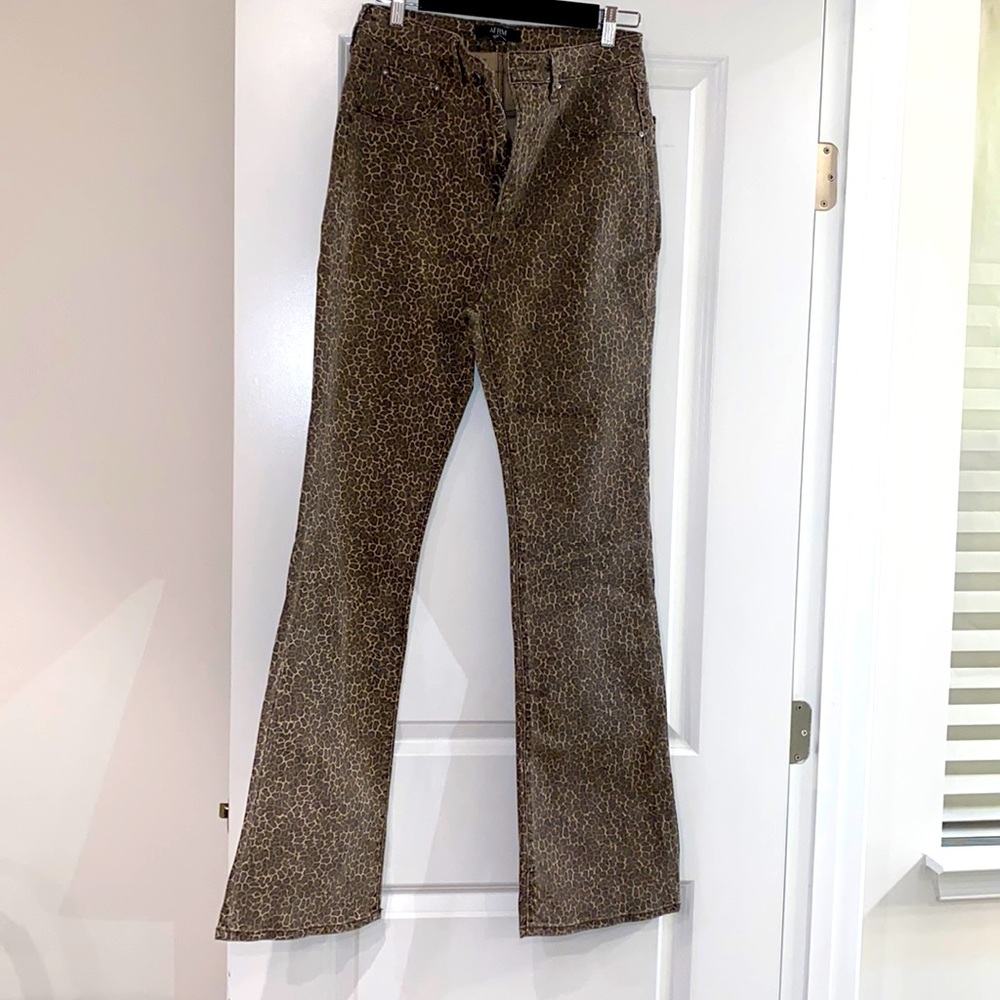 AFRM. Size 31. Leopard bootcut jeans. Never worn. Brand New.